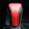 Wear-resistant Shift Knob Cover Leather Car Interior Accessories Car Shift Handle Cover  for Car