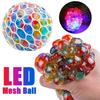 (H0826)Mesh Ball Stress LED Glowing Grape Toys An Xiety Relief Stress Ball 10ML