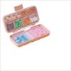 PP+silicone Travel Pill Organizer Double Sealing Medicine Container Case Medicine Box  Travel