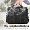 Padded Camera Bag Travel Camera Shoulder Bag Water-resistant Shock-proof Camera Case Messenger Bag