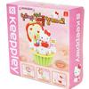 Sanrio Block Hello Kitty Sweet Apple Cupcake, 1 Piece Korean Popular Toys