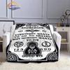 Satanic Gothic Witchcraft Blanket Ouija Board with Hands Occultism Flannel   Soft Four Seasons Portable Camping