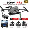 New SG907 MAX GPS RC Drone Professional 4K HD ESC Camera 5G FPV WiFi with 3-Axis Gimbal Flight 25 Minutes Brushless Quadcopter Toy Gift