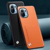 Luxury PU Leather Case For Xiaomi Mi 11 Mi11 Back Cover Matte Silicone Shockproof Full Protection Phone Case For Xiaomi 11 5G