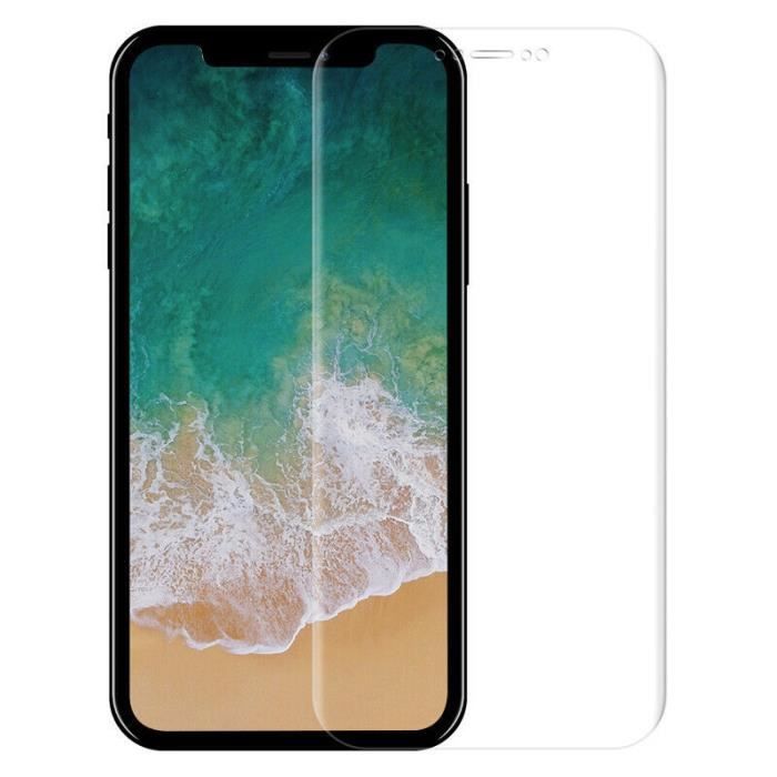 Protective Film - Phonillico® - Compatible with Apple iPhone X - Pack of 5 - Ultra-resistant - Ultra-thin