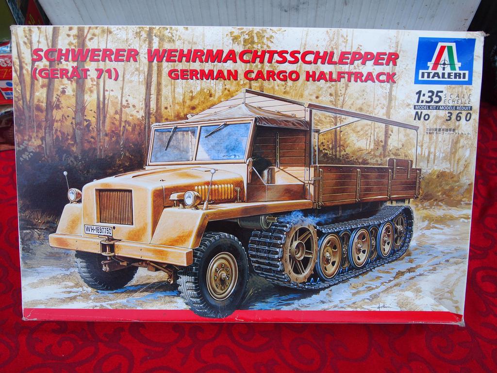 Italeri 360 SWS Грузовой полугусеничный тягач (Серия Tamiya-Italeri 39360)