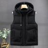 Autumn and Winter Vest New High-end Winter Trend Down Vest Student Thickened Casual Warm Vest Men