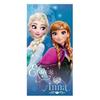 Beach Towel - FROZEN - Elsa and Anna - Microfiber 70x140 Cm - Blue and Purple - Machine Washable