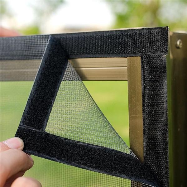 Folio Magnetic Window Screen Mesh Indoor Anti-Mosquito Curtain Tulle Summer Invisible Removable Washable Screen Net