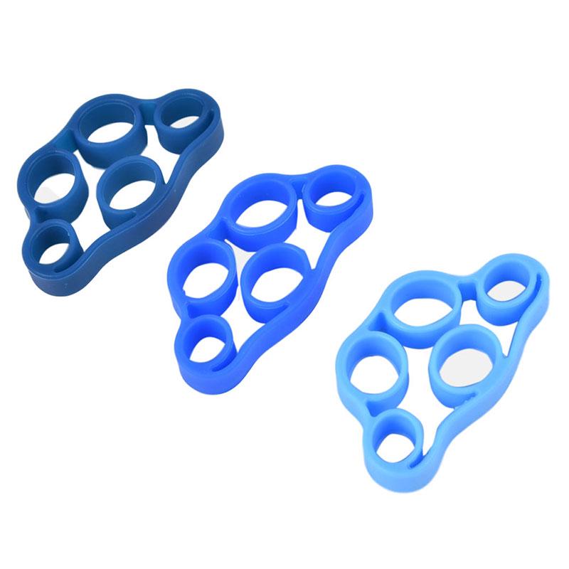 Hand Finger Grip Strength Trainer Resistance Strengthener Band Tension Exercise