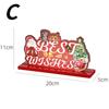 Wooden Christmas Ornaments Santa Desktop Decoration Christmas Decorations for Home Gifts New Year