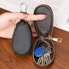 Zipper Car Key Bags Leather Coin Purse Durable Keychain Holder Men Women