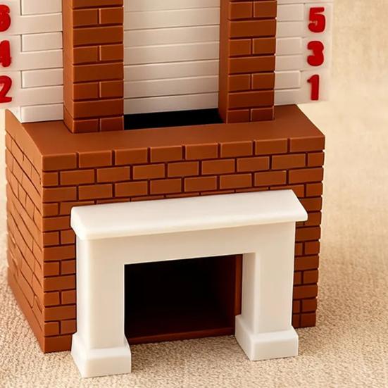 Santa Advent Calendar Christmas Countdown Calendar Decorative Santa Figure Festive Party Accessory Holiday Decoration