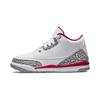 Air 3 Retro PS Cardinal Red Kids Sneakers White Light-Curry Cement-Grey 429487-126