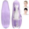 CaseEden Cosplay Wig That Doll Falls In Love Koi Nikaido Neon Black Lobelia Long Light Purple Light Purple White Mercier Wig Net Set of 2 Dress-up