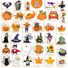 Halloween Refrigerator Sticker Magnetic Door Party Decor Pumpkin Maple Leaf Autumn Theme Soft Magnet Spooky Holiday Decoration