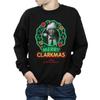 National Lampoon´s Christmas Vacation Boys Greyscale Clarkmas Sweatshirt