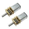 CHANCS N20 Small DC Motor 3V 5RPM Shaft Length 10mm Geared Electric Motor with Metal Gearbox Motor for DIY RC Toys 2PCS