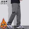 JEEP SPIRIT Men's Cotton Loose Straight-Leg Cargo Pants