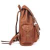 Retro Men's Large Capacity Genuine Leather Cowhide Backpack - Crazy Horse Travel & Motorcycle Bag