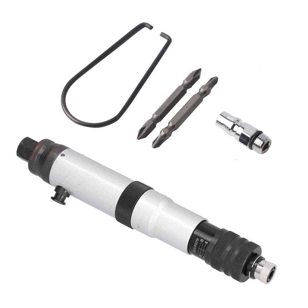 1 4in Clutch Type Pneumatic Screwdriver Contact Pressure Adjustable Torque Control Screwdrive