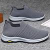 2025 Summer New Casual One-pedal Men's Shoes Socks Mouth Walking Elderly Shoes Non-slip Walking Shoes Foreign Trade Shoes
