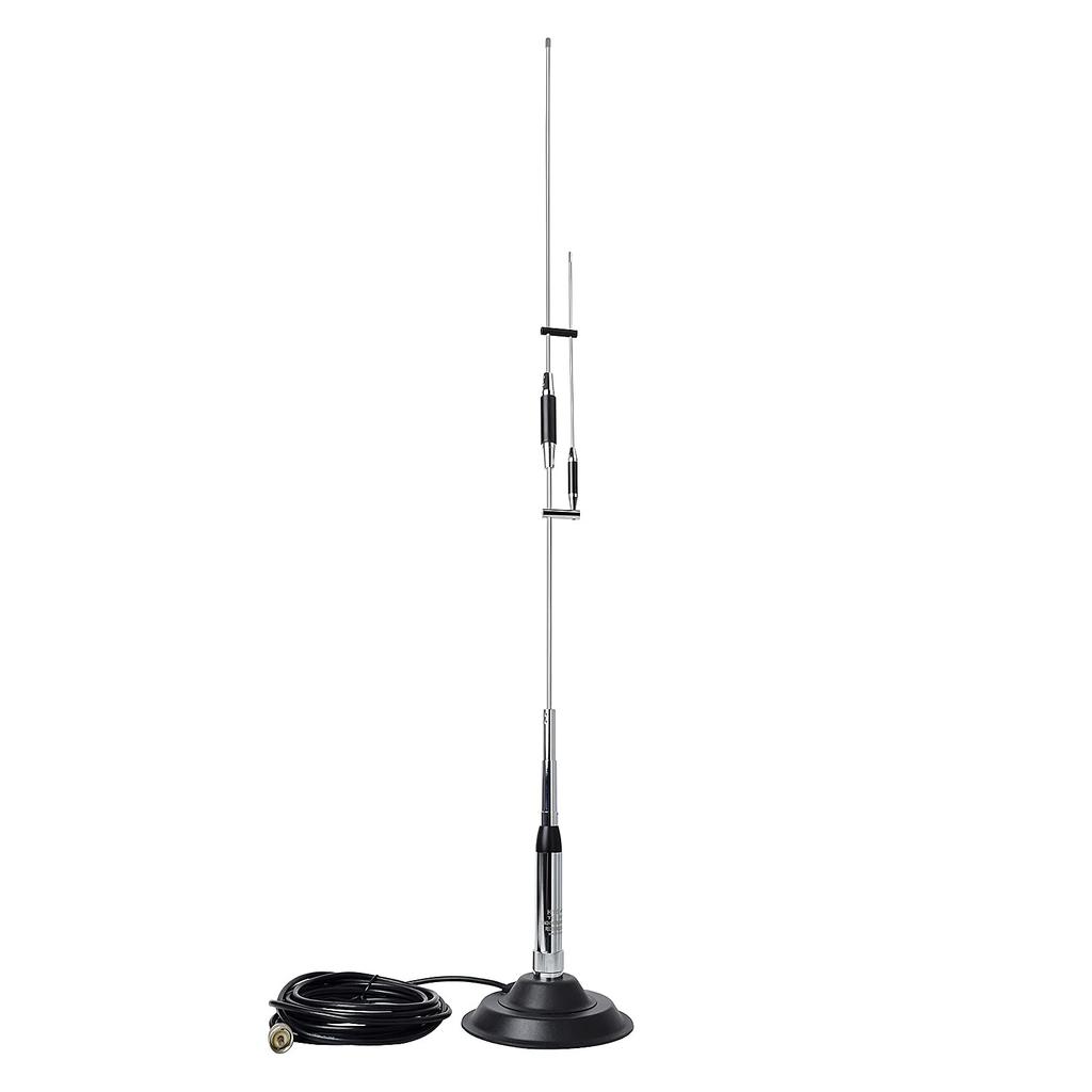 YNIBST Amateur Radio Mobile Antenna MP Type Connector with Rotating Whip Mechanism High Gain Car Radio Antenna 144/245/430MHz