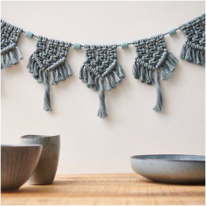 8 Cylindrical Beads - Turquoise Wood - 17 Mm