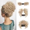 Synthetic Messy Bun Hair Piece Side Comb Clip In Hair Bun Tousled Updo Hair Buns Adjustable Styles Easy Hair Scrunchies For Women