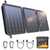 Solar Panel 15W High Exchange Efficiency Solar Charger ETFE Material Foldable 5W Per Panel Ultra Thin IP65 Waterproof and Dustproof Solar Charger
