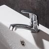 Bathroom Faucet Single Cold Basin Faucet Zinc Alloy Single Handle Hole Deck Mounted Taps Kitchen Bathroom Sink Water Tap