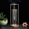 Incense Holder for Sticks,Incense Burner with Removable Glass Catcher Hanging Upside Down