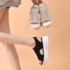 2025 Summer New Sports Sandals Women's Korean Version Breathable Thick-soled Sandals Hollow Elastic Mesh Fly-woven Socks Shoes