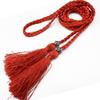 Women's Belt Woven Tassel Waist Strap Student Belt Thin Waist Chain Bow Rope Skirt Knotted Decorative Korean Style