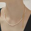 [Hei] Essential Oval Pearl Necklace