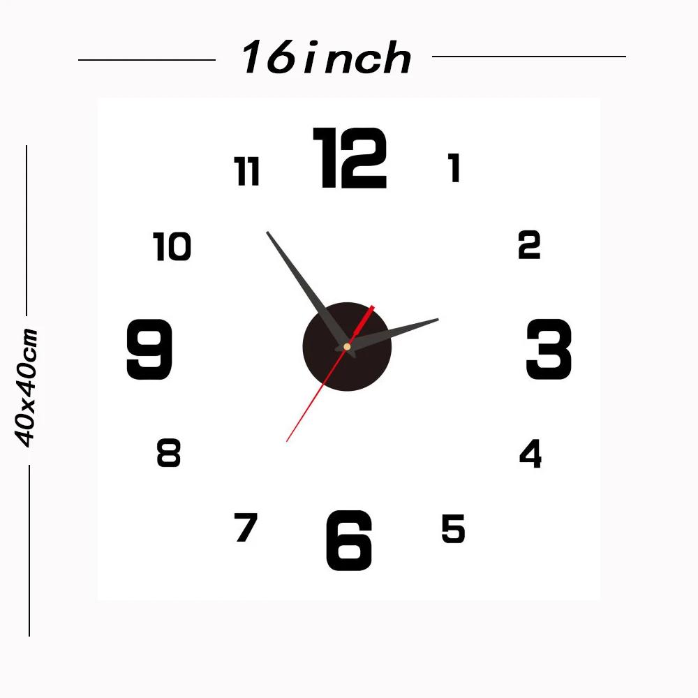 8 Inch Modern Decor Clock Non-Ticking Wall Clock Silent Round Wall Clock Quartz Clocks For Office School Bedroom Living Room