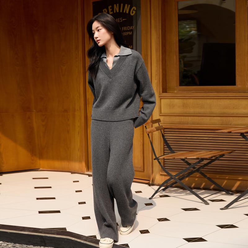 ELLASSAY Women's 99% Wool Straight-Leg Trousers