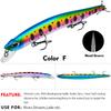 Floating Minnow Lure Bait 15cm/19cm Plastic Biomimetic Bait for Freshwater Sea Fishing, Perch with Upturned Mouth