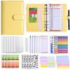 With Zipper Cash Envelopes Budget Binder A6 Savings Binder Budget Planner Organizer  Men Women