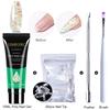 Limegirl Poly Extension Nail Gel Kit All For Manicure Set Fast Building Gel Cuticle Pusher Finger Extend Mold Gel Polish Set