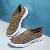 2025 Men Casual Shoes Breathable Slip On Male Casual Sneakers Anti-slip Men's Flats Outdoor Walking Shoes Size 39-46