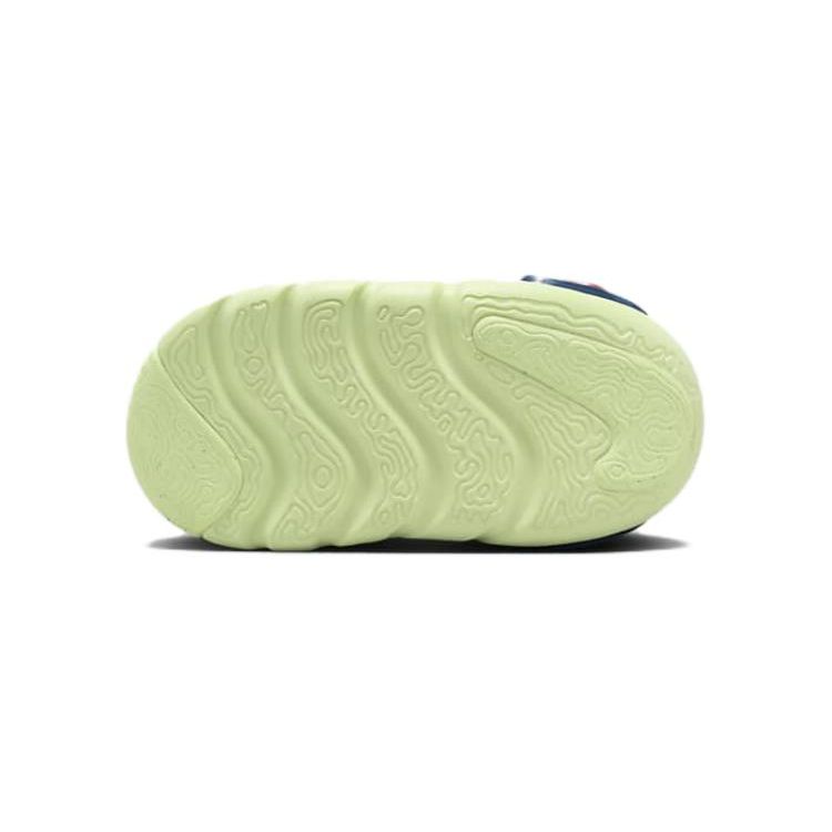 Nike Dynamo 2 EasyOn Thunder Blue Barely Volt Amber Brown Adobe (I) Baby Sneakers FD0554-400