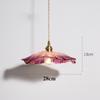 Modern Pendant Lights Flower Glass Hanging Lamps Home Decoration Lighting Living Room Bedroom Bedside Light Fixture Indoor