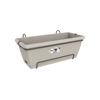 Planter BARCELONA XL ALLIN1 - L 33.5 X L 54.5 X H 23 Cm - Taupe