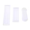 3pcs Set DIY Rectangle Cat Claw Silicone Mould Epoxy Resin Jewelry Bookmark Craft with Hole