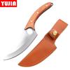 Stainless Steel Butcher Knives, A Set of Knives for Meat, Fish, Fruits, Vegetables, A Sliser, A Collapse Knife, A Hunting Kitchen Knife of The Chef
