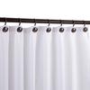 12Pcs Shower Curtain Hooks Rustproof Corrosion Resistant Simple Installation Decorative Metal Shower