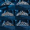 Women  Sweet Wind Princess Tiara Birthday Party Crown For Performance Party Decorative Crown