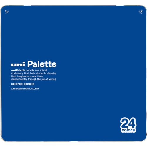 Mitsubishi Pencil Colored Pencil 880 Uni Palette Elementary School Blue 24 Colors K88024CPLT.33