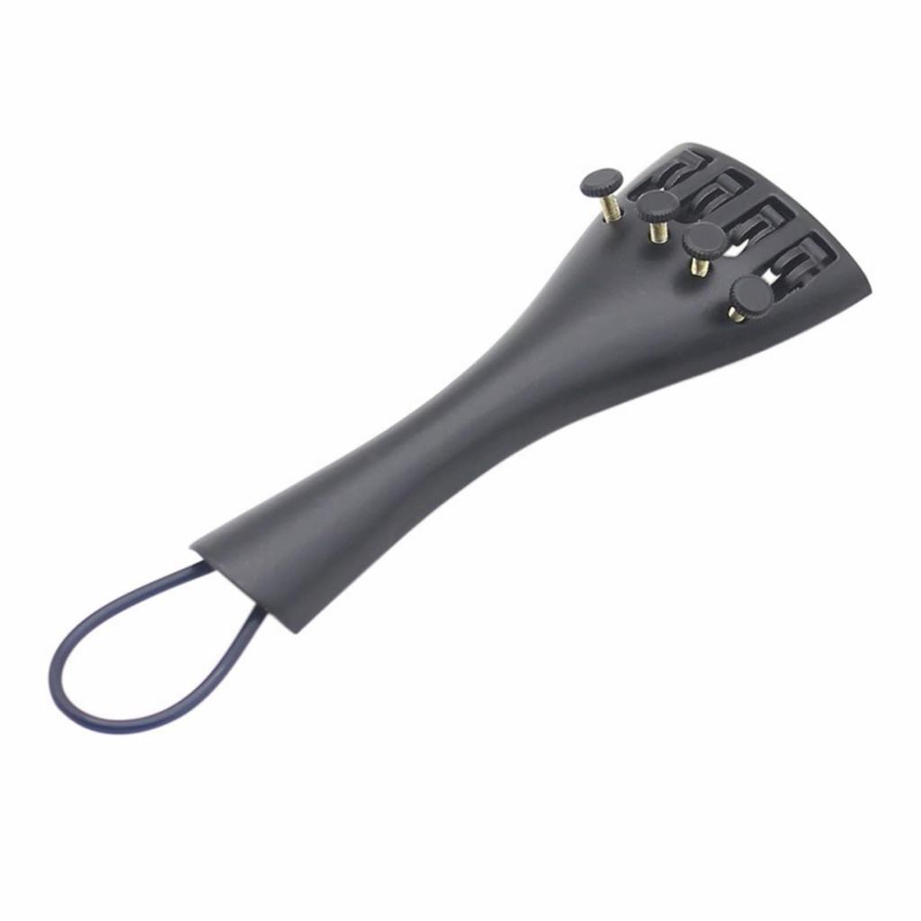 Morisho Violin Tailpiece Adjuster Tuner Tail Gut Beginner Tuning Maintenance Fraction Built-in 4/4